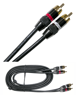 Premium 3C2V Coaxial Audio Patch Cords